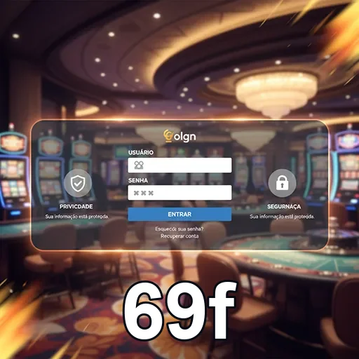 Mostra do aplicativo cassino 69f em um celular moderno