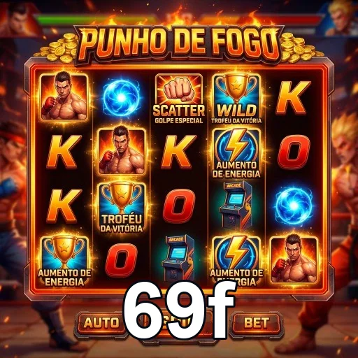 App mobile 69f com destaque para slots e ofertas promocionais